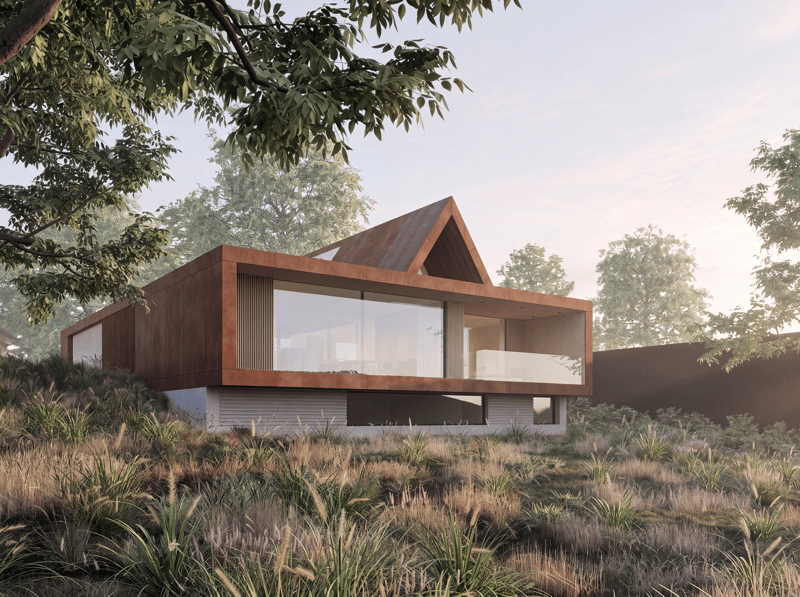 Arkitekttegnet Villa på Vesterlundvej